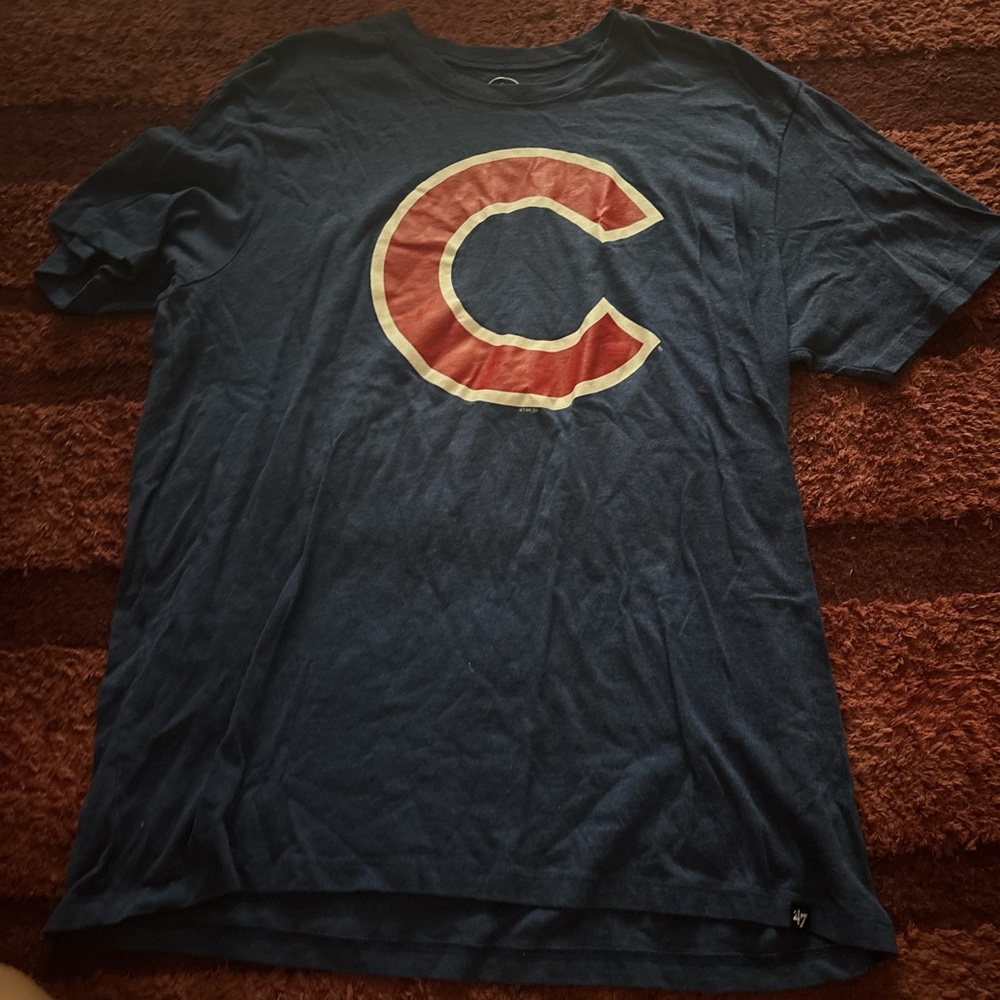 Men's Blue Graphic T-Shirt